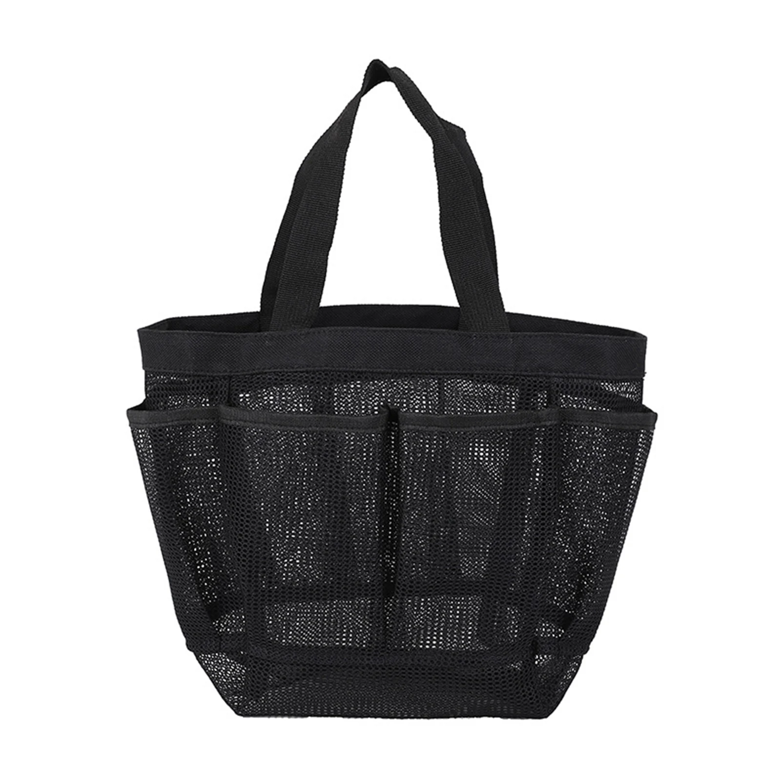 

Mesh Shower Caddy Portable for College Dorm Large Bathroom Tote Bag Durable with 8 Pockets --M25