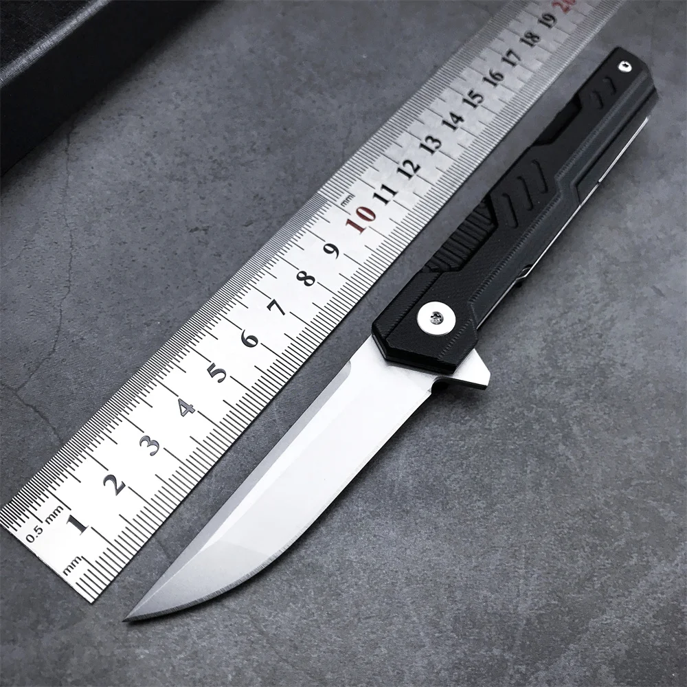 

8CR13MOV Blade Folding Fishing Knife G10 Handle Survival Tool Outdoor Camping Supplies Hunting Edc Rescue Utility Pocket Knives