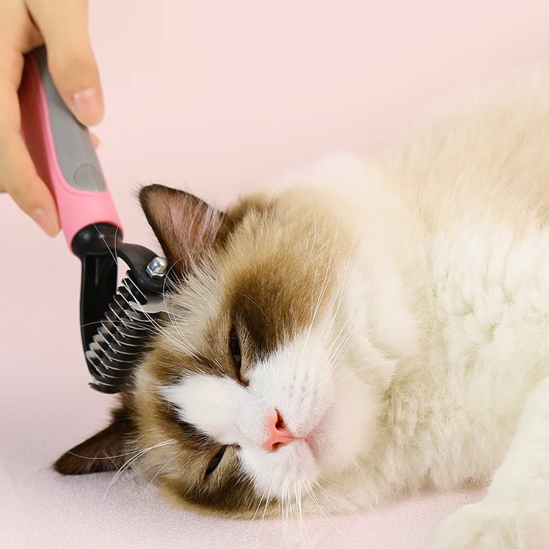 Pet меховой колтунорез для ухода за собакой стрижка грабли собака кошка расческа для удаления волос уход за щеткой инструмент