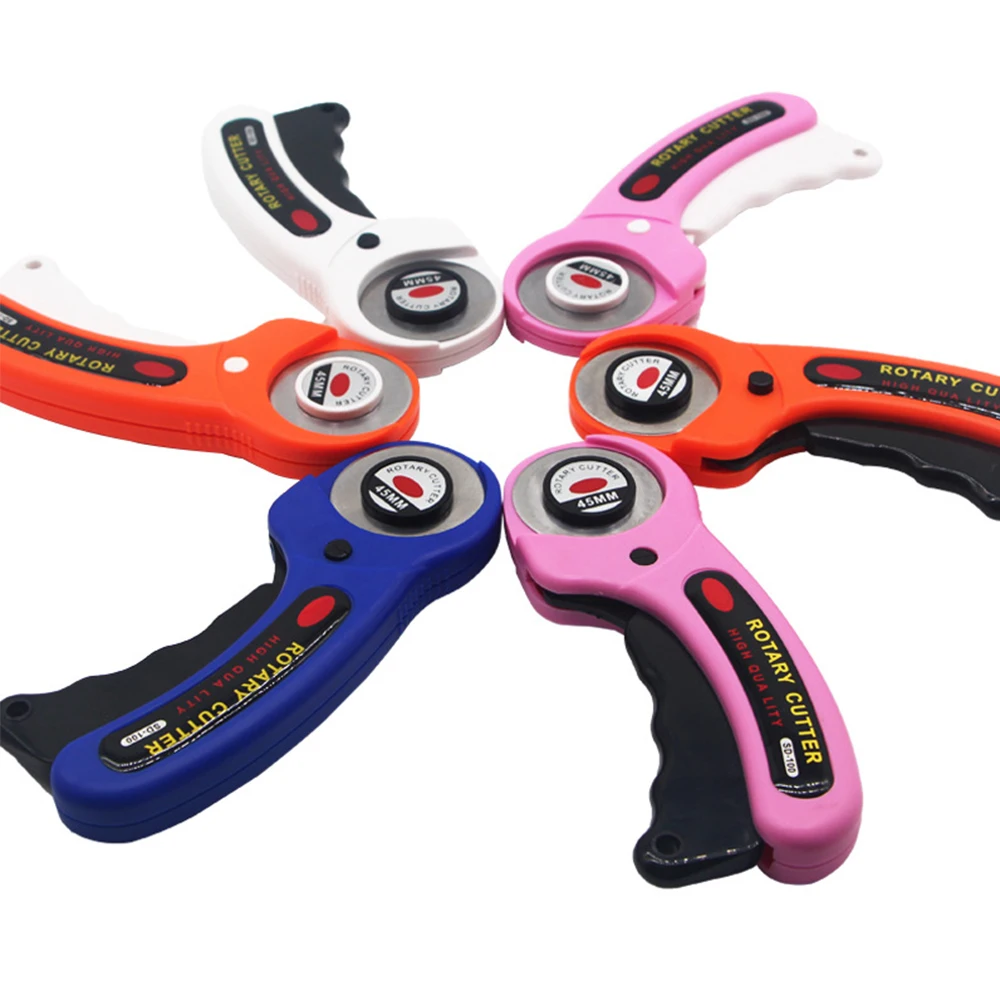 Вращающийся резак для кожи инструмент резки ткани круговое лезвие сделай сам