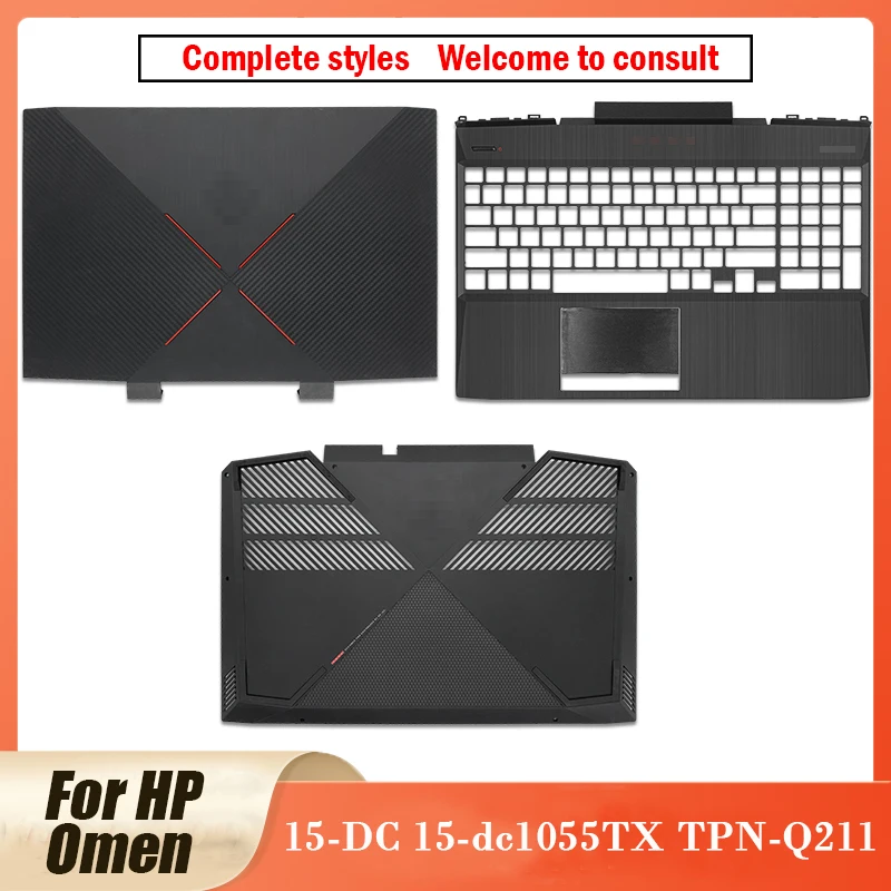 

NEW Laptop For HP Omen 15-DC 15-dc1055TX 15-DC1060TX 15-DC0013TX LCD Back Cover Front Bezel Palmrest Bottom Case Shell 15-DC