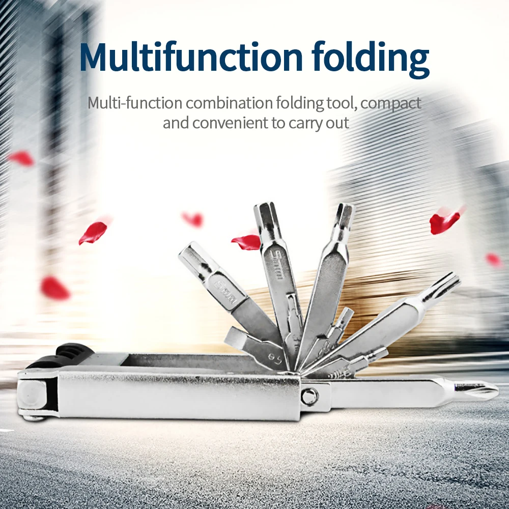 

11 In 1 Bike Bicycle Tools Repairing Set Bike Repair Tool Kit Wrench Screwdriver Chain Carbon Steel Bicycle Multifunction Tool