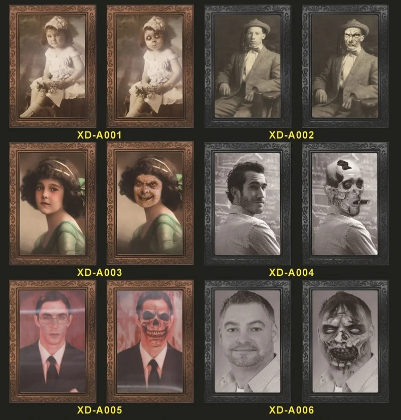 Декоративная картина Счастливого Хэллоуина бара дом с привидениями рамка