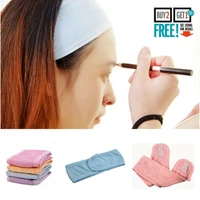 8 colors sports head band towel sweat hairband head wrap non slip stretchable washable headband hair band for face wash makeup