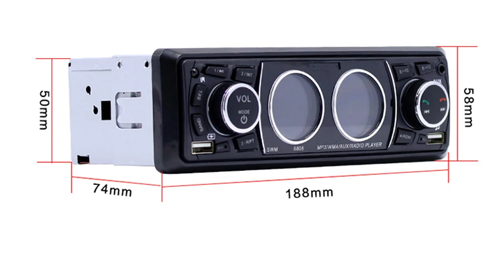 Новая имитация приборной панели автомобиля новые идеи Bluetooth Автомобильный MP3-плеер автомобильный аудио хост-карта штекер U диск радио