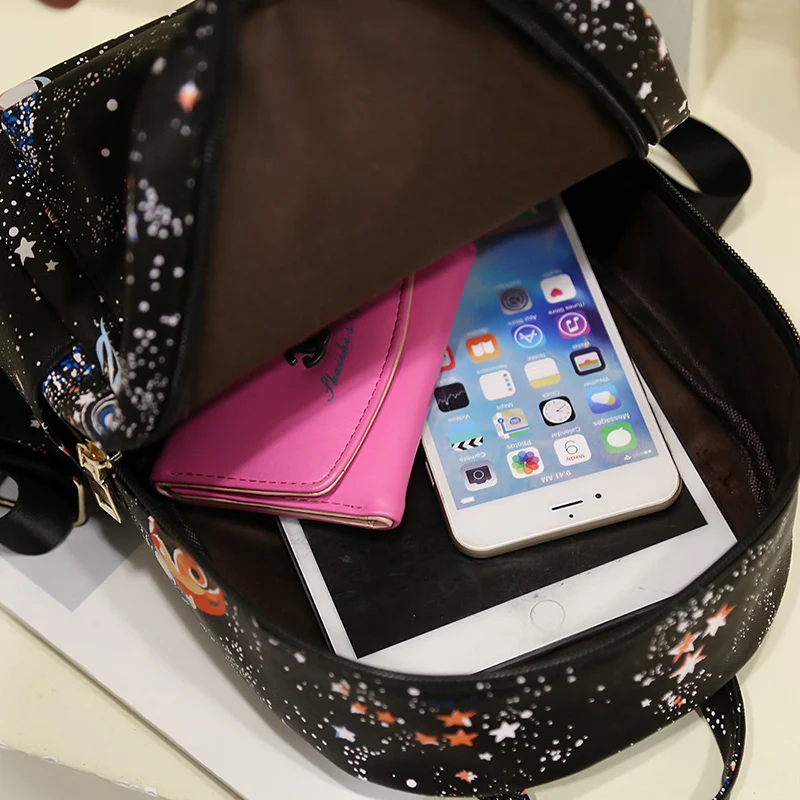 Фирменная новинка женский роскошный рюкзак с принтом маленькие