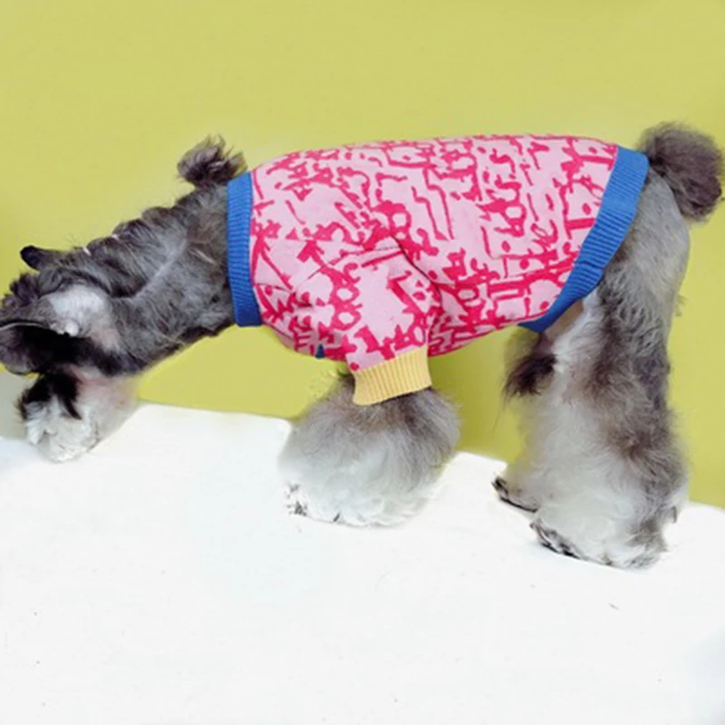 

Dog sweater plush Luxury Brand Autumn And Winter French Bulldog Schnauzer Chihuahua Dog Clothes for Large Dropshipping ZY3007
