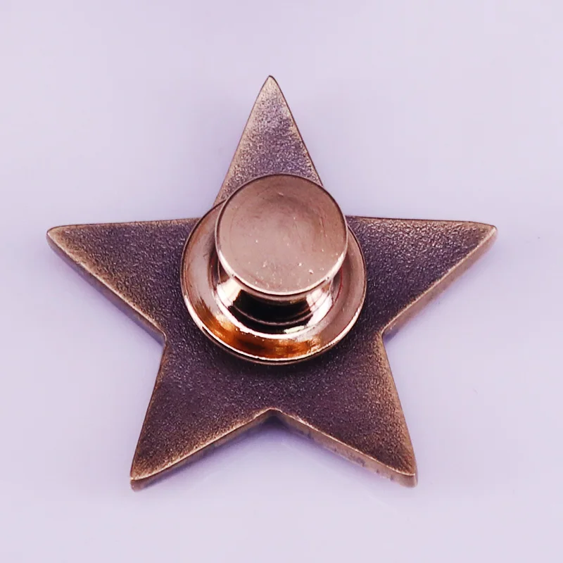 Россия Советская Красная Звезда Молот серп отворот заколка коммунизм эмблема