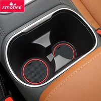 smabee non slip gate slot mat for subaru outback 2020 2021 interior rubber door pad accessories anti slip mats car cup holder