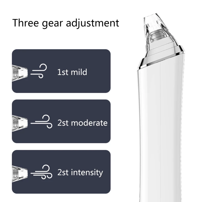 

Portable Electric Pore Vacuum Cleaner Blackhead Remover Acne Comedone Extractor Beauty Cleansing Instrument for Facial