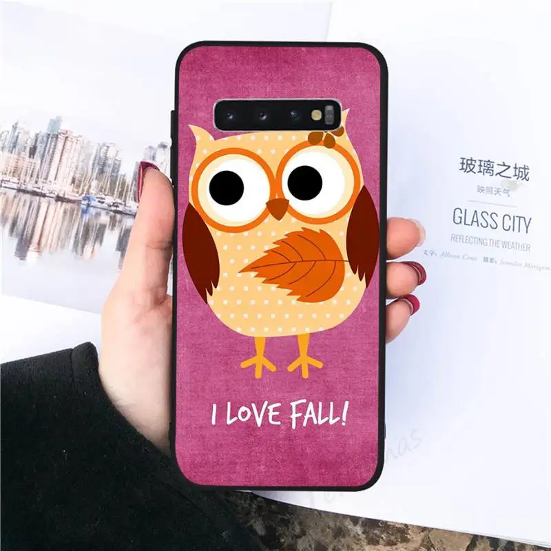 

Owl Phone Case For Samsung galaxy S 8 9 10 20 21 30 A 30 50 51 70 note 10 plus Ultra 5g