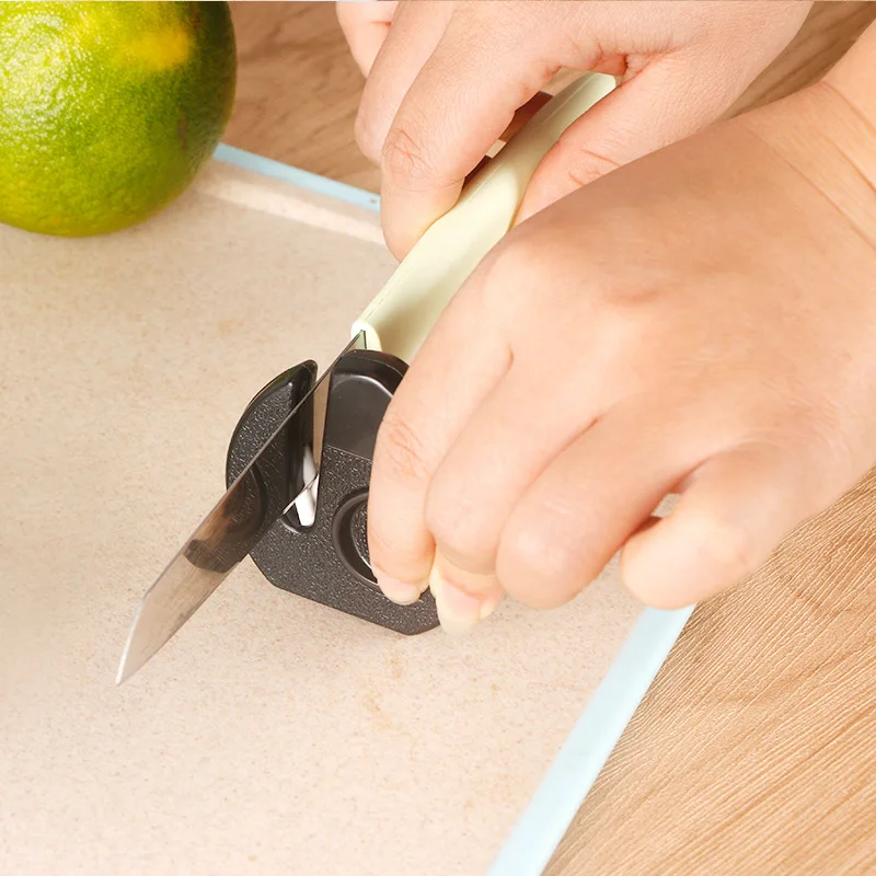 

Portable Knife Sharpener Mini Knives Sharpening Tool Utility Kitchen Gadgets Cutting Tools Shaper Household Picnic Suppies