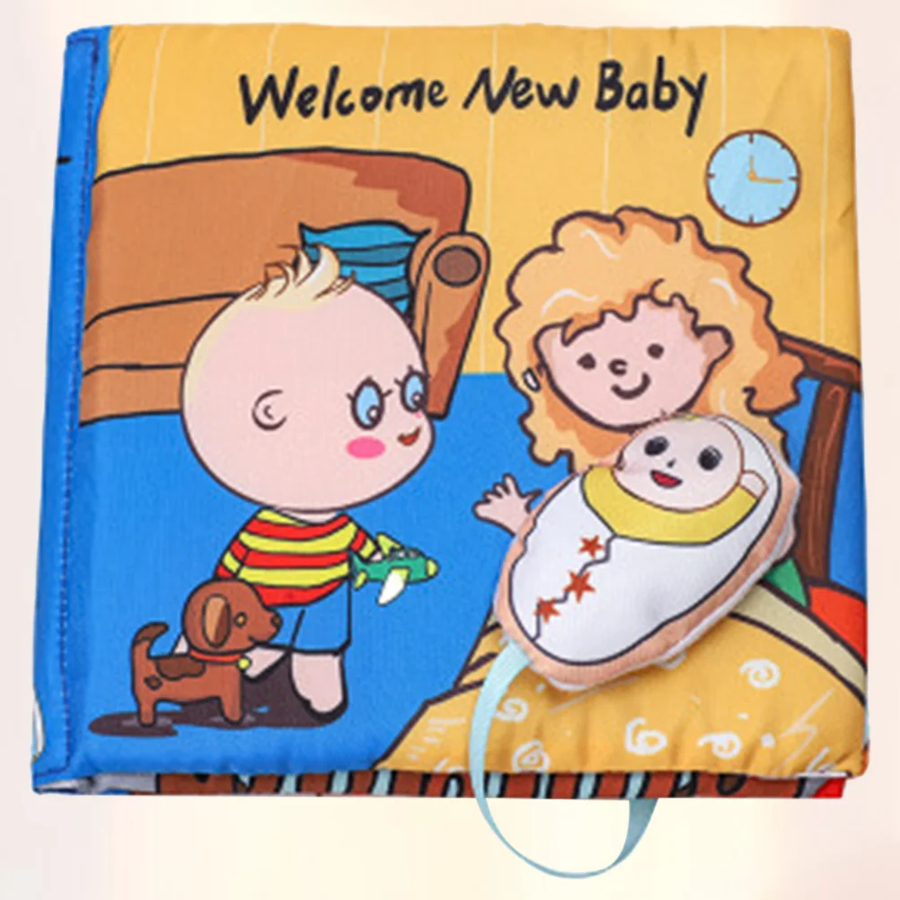 

Washable Book Baby Cartoon Cloth Book Early Educational Book Funny Tear Resistance Book )