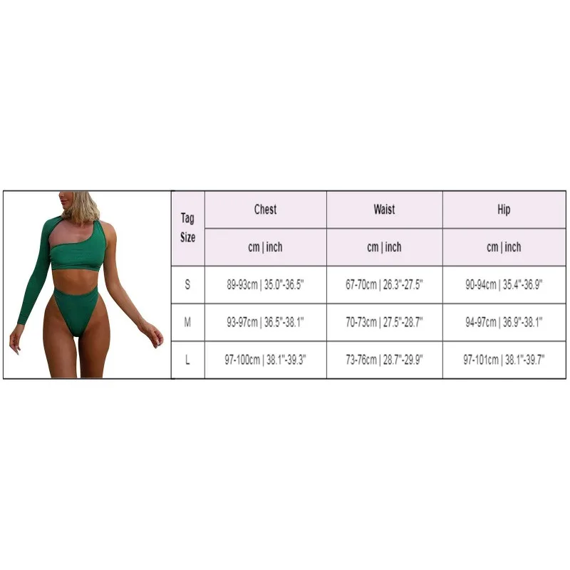

Women Beach Bathing Suits Swimsuit Split Fashion Bikini Set Female Swimwear Solid Color Beachwear Three-Piece