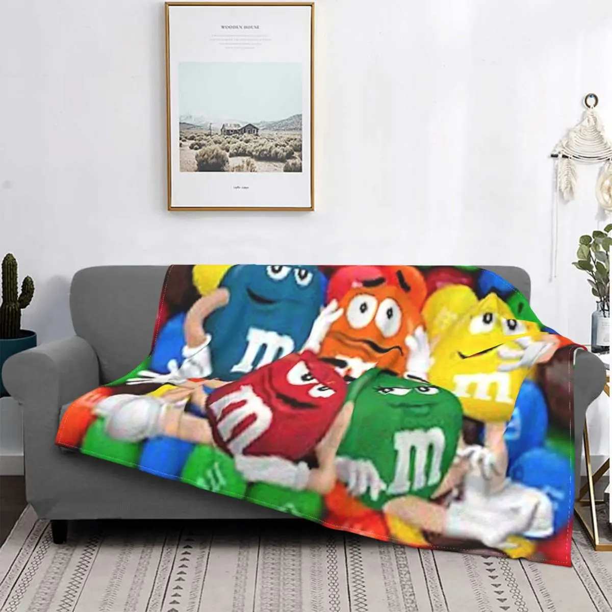 

M & M Crew-Manta de gran exploa para cama, edredones a cuadros, toalla de playa, manta de verano a cuadros en el sofka