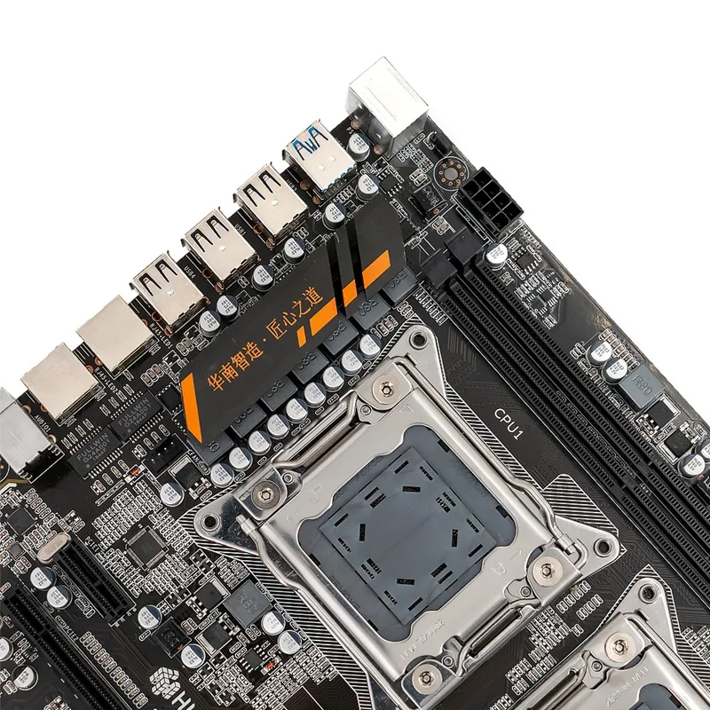 HUANANZHI X79-4D двойной Процессор материнская плата для Intel X79 LGA 2011 E5 2680V2 DDR3 1333/1600/1866 МГц 128 ГБ PCI-E SATA3 USB3.0 E-ATX