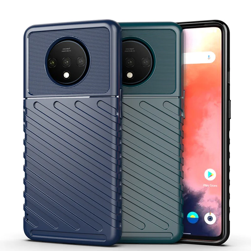 Чехол Oneplus 7T 6 55 дюйма модные полоски мягкая силиконовая резиновая Противоударная