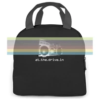 at the drive in boombox new official brand women men portable insulated lunch bag adult