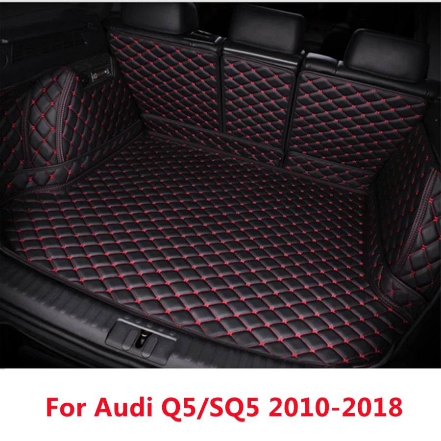 

Полный комплект, водонепроницаемый коврик для багажника автомобиля для Audi Q5 SQ5 (2010-2018), автозапчасти, подкладка для багажника, подкладка под ...