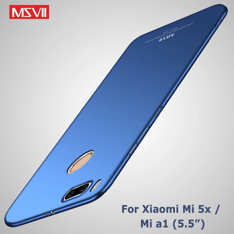 Чехол Mi 6X Msvii тонкий матовый чехол для Xiaomi Mi6X Mi6 X Xiomi твердый PC 5X Mi5X чехлы