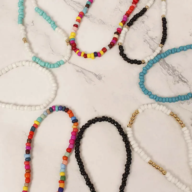 Бусины с бусинами милая безшейная бижутерия в стиле бохо оптом | Украшения и