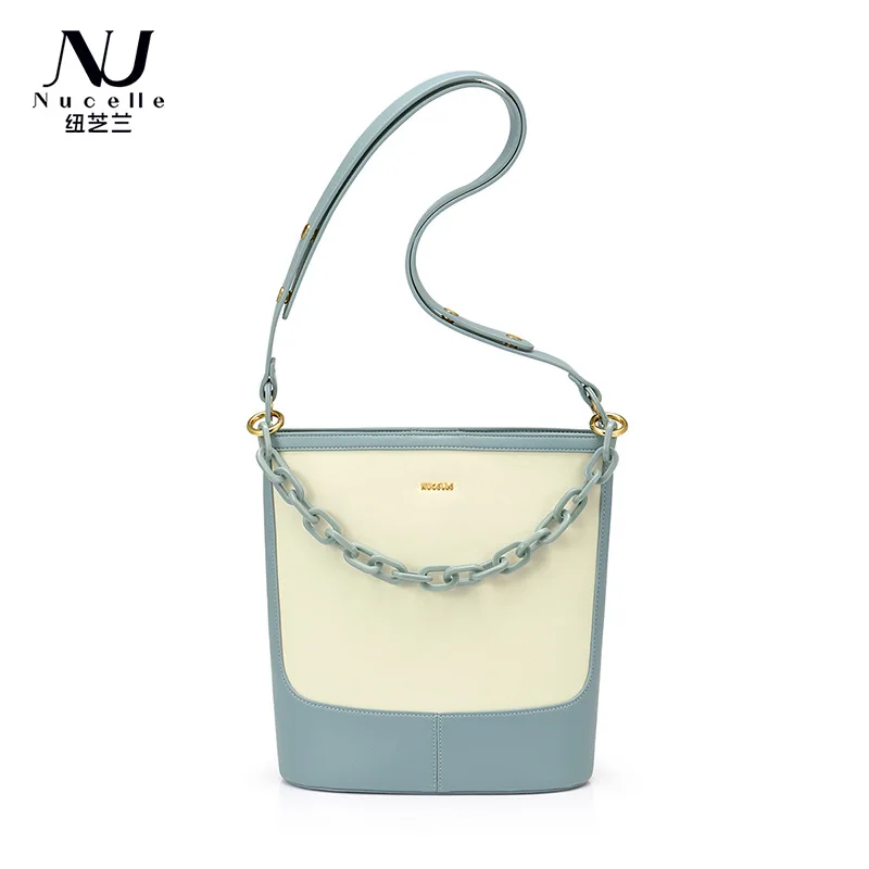2021 new large-capacity bucket bag, retro shoulder crossbody bag, niche autumn and winter handbag bag female tide