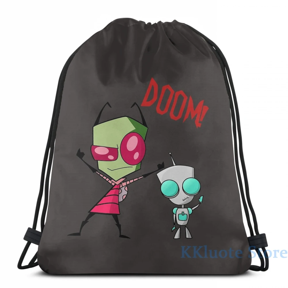 Забавная графическая печать Invader Zim & girdoom! Рюкзак с USB-зарядкой для мужчин и