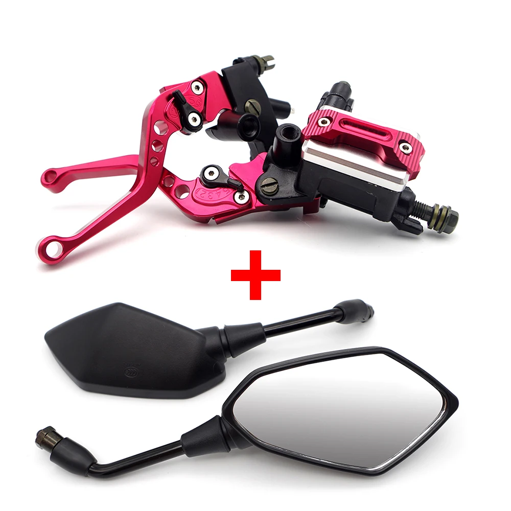 

Motorcycle Clutch Brake Master Cylinder Levers Mirror Set For HONDA DIO AF18 CB 900 HORNET FORZA 250 VLX CBR 1100XX SUPER CUB