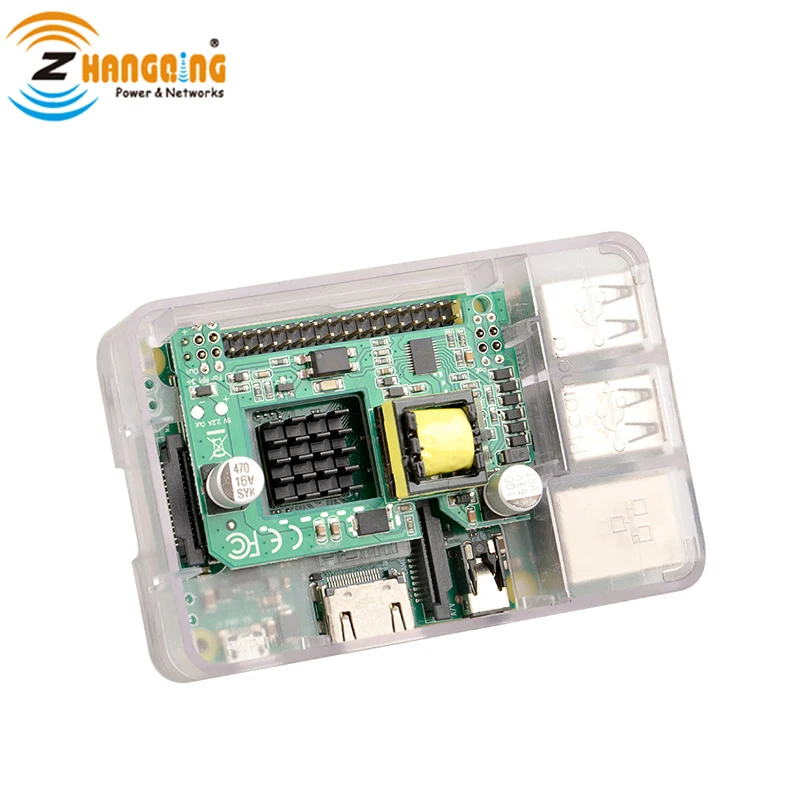 Материнская плата Raspberry PI 5 в 10 Вт изолированная материнская GAF PiHat 802.3af PoE для Pi 3B + и