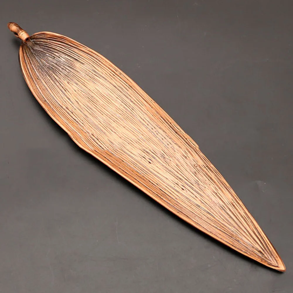 Ретро бамбуковые листья благовония горелки листьев зерна вставляется