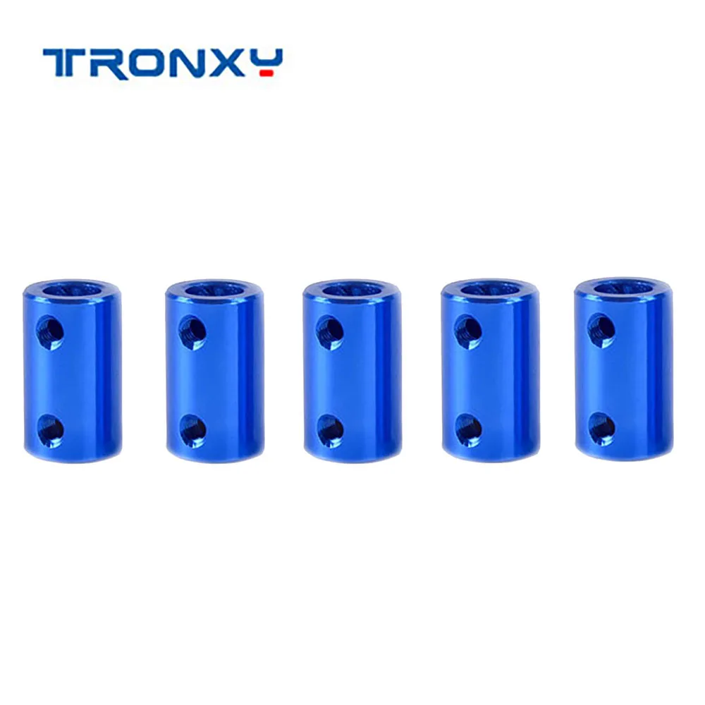 

Tronxy 3D printer Accessories Blue Aluminum Alloy Coupler Motor Flexible Coupling Diameter 5*8mm length 25mm impresora 3d parts