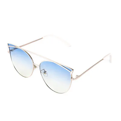 

Metal Sunglasses For Women Two-color Sunglasses Personality Street Photography Style Leisure And Fashion Glasses 2021 New