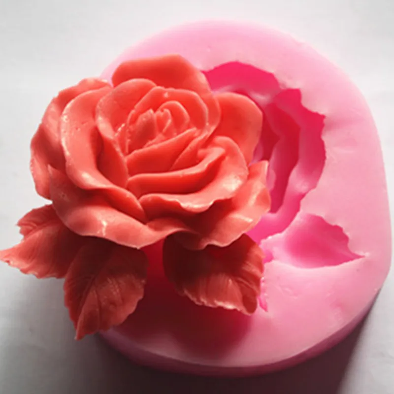 Силиконовая форма для торта в форме розы пиона выпечки паста мыла печенья Fondant