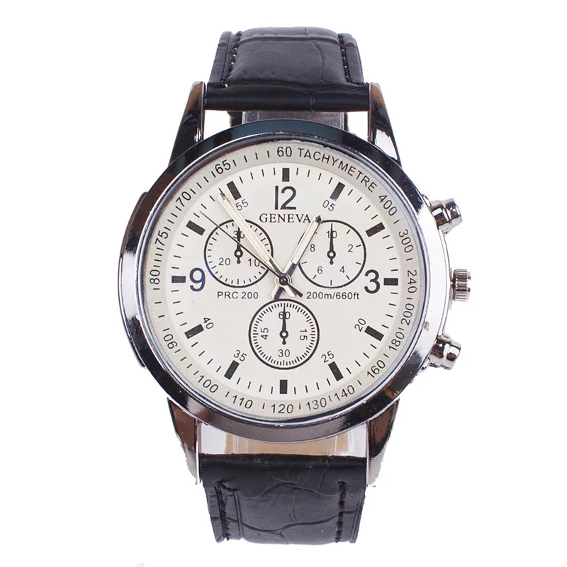 Часы наручные мужские с браслетом 2 шт. в комплекте Роскошные Модные Аналоговые