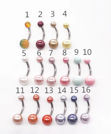 Кольцо из хирургической стали для пирсинга пупка милые Висячие ювелирные