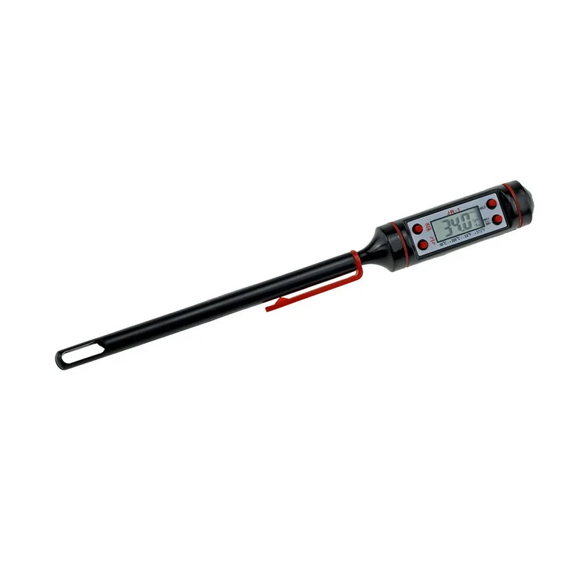 

Instant Read Meat Thermometer Food Temperature Gauge with Long Probe for Grill Kitchen BBQ Smoker Baking Oil Milk