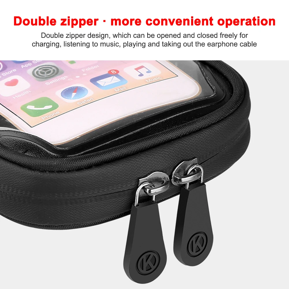 Водонепроницаемый велосипедный держатель для телефона с сенсорным экраном и