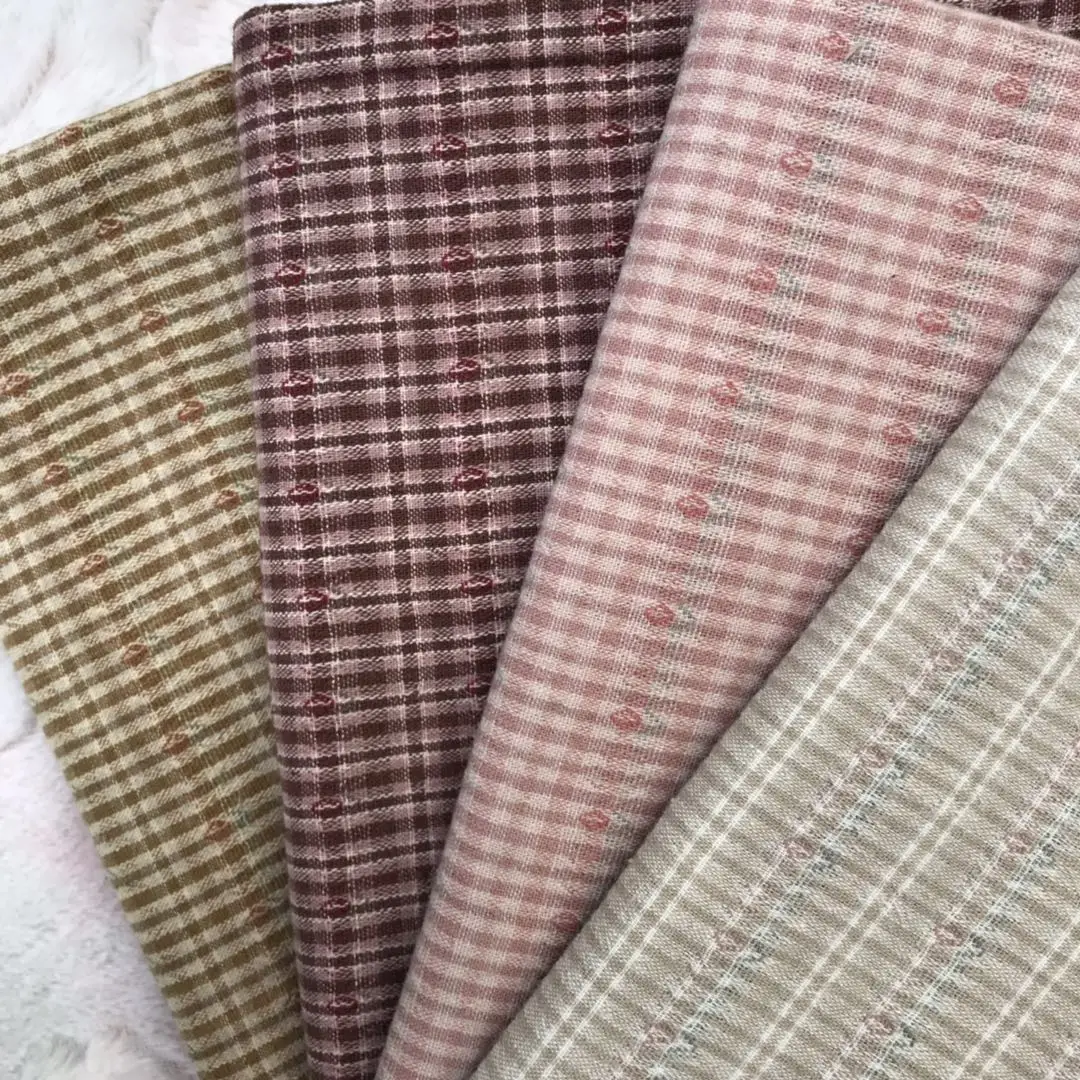 50*70 см Сделай Сам Япония маленькая ткань группа окрашенная пряжа для шитья ручной