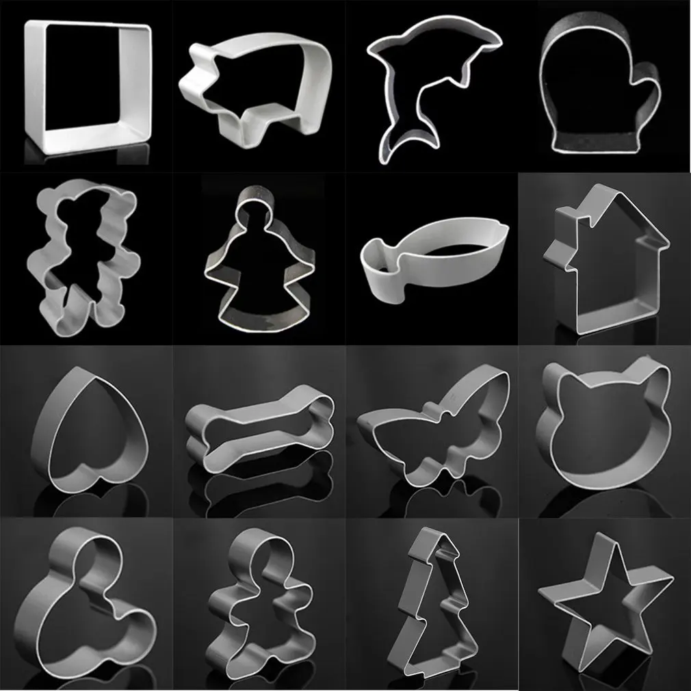 16 милых металлических формочек для печенья в форме Микки Мауса инструменты