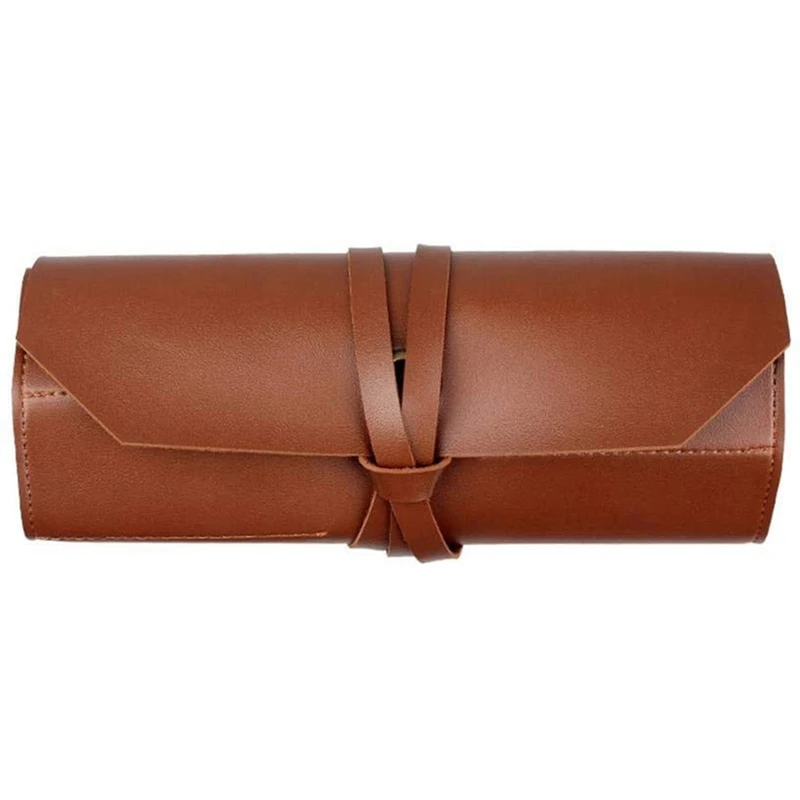 

Leather Tool Roll, Leather Tool Kit Storage Bag, Multi Functional Leather Kit Bag Bicycle Repair Tool Kit Bag