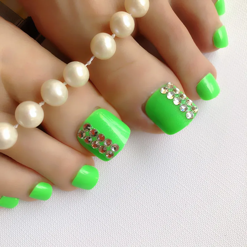 Накладные ногти ручной работы накладные на кристаллы для ногтей 24 шт. 17 видов