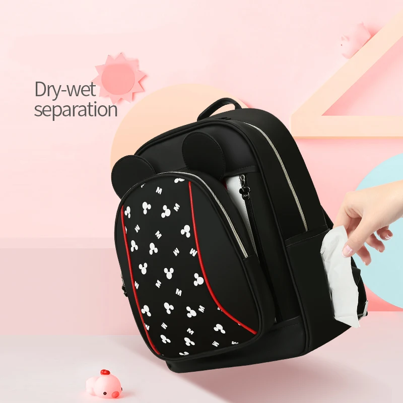 Мультипликационная многофункциональная сумка для мам Disney вместительная