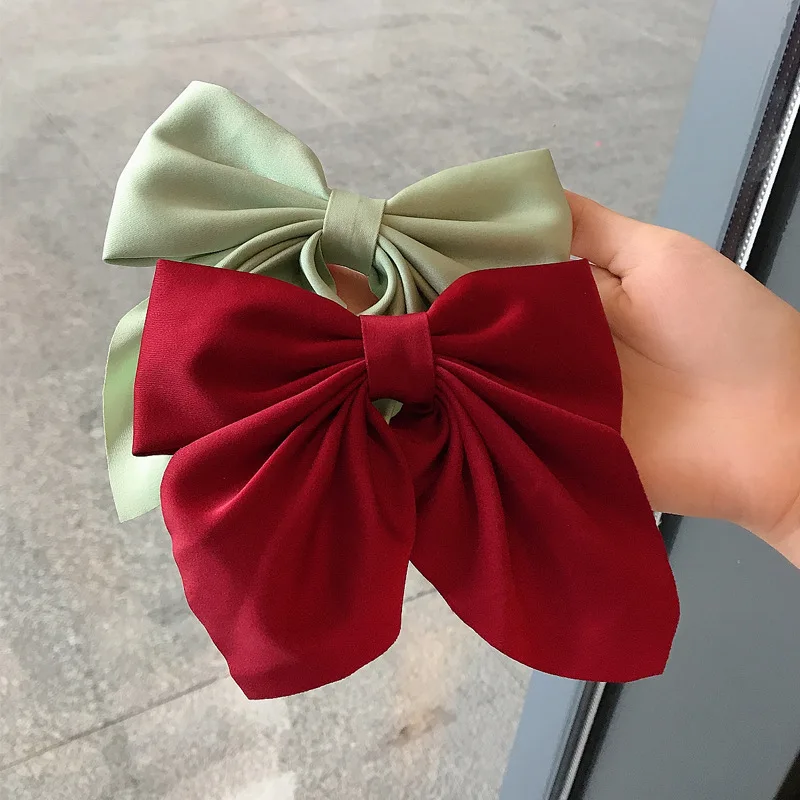 

2021 New Arrival Big Bows Elastic Hair Bands Women Girls Headband Fashion Korean Hair Clip Sweet Hair Accessories