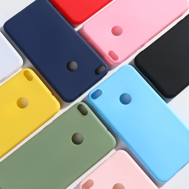 For Honor 8 lite Case Cover for Huawei P9 Lite 2017 Candy colors Soft Silicon TPU phone case P8 |