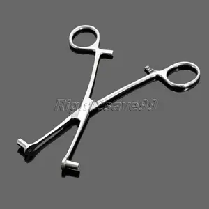 Татуировки стали капиллярная трубка головка зажим для пирсинга медицинские щипцы для носа, губ, ушей для пупка, языка для живота, кольца для пирсинга перегородки носа щипцы с защитой от проколов инструмент