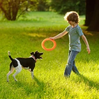 dog toys eva fly discs dog training ring outdoor interactive game puller resistant bite floating toy products motion products