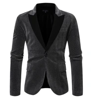 new style fashion casual coat men blazers stage singers costume suit slim fit party prom suit jacket plus size s 3xl