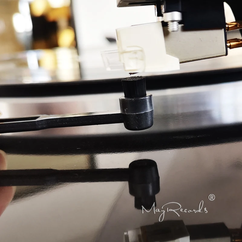 Антистатическая бархатная щетка для CD/LP виниловых аксессуаров проигрывателя |