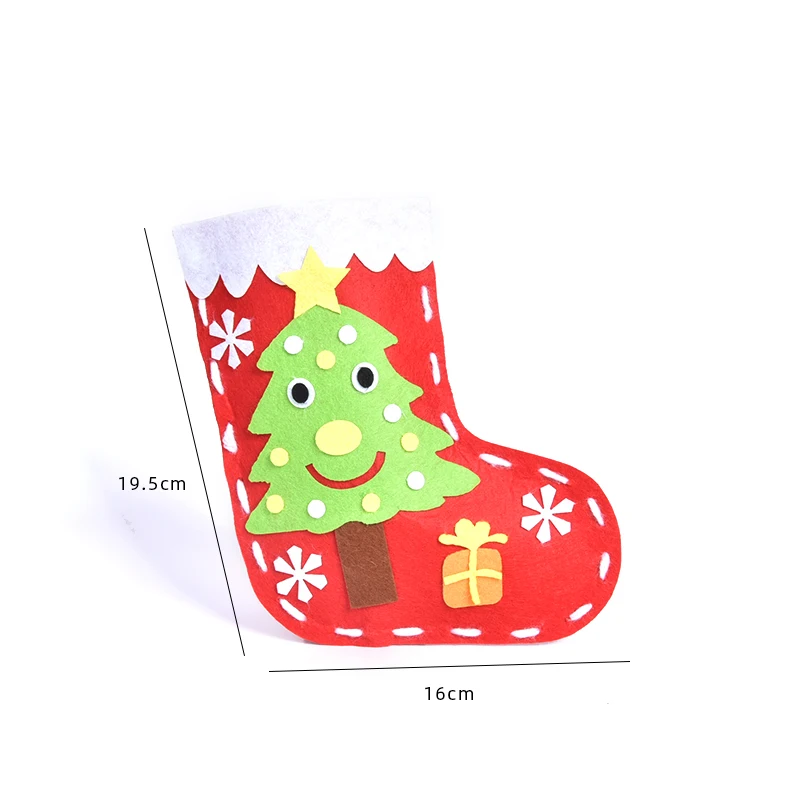 Детский сад ручной работы diy рождественские чулки украшения материал сумка