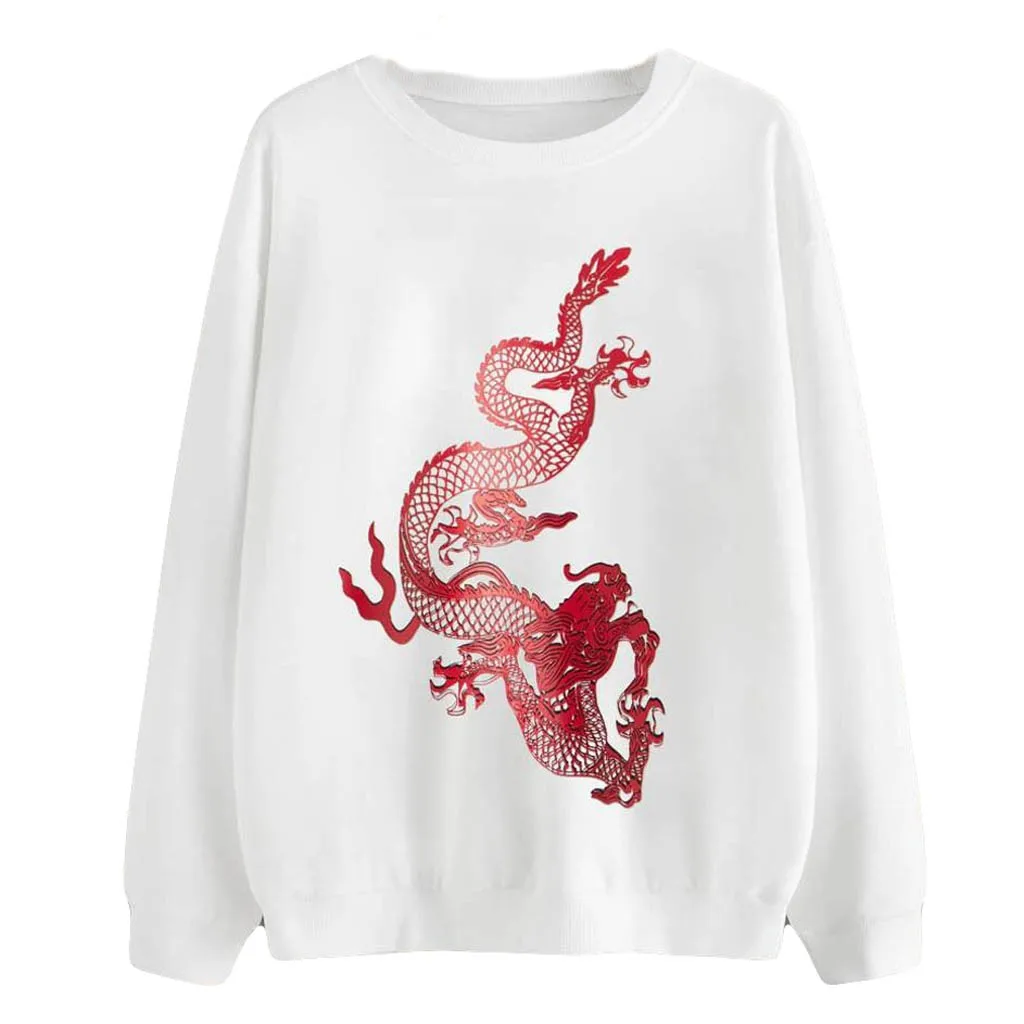 Женские топы с круглым вырезом и принтом животных пуловеры толстовки крутой